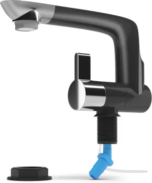 12V Electric Water Faucet Tap with Switch | Ideal for Kitchen Sink and as Pump Connection in RV, Camper, Trailer, Campervan or Boat (Up to 1.5 BAR) | Rotatable spout