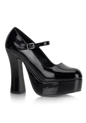 5" Chunky Heel Mary Jane PF Pump