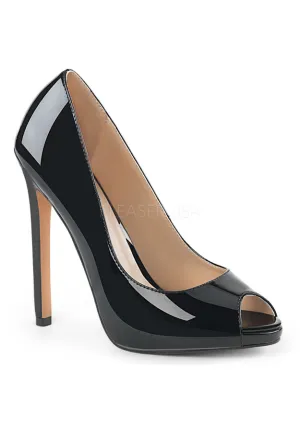 5" Heel, 1/4" PF Peep Toe Pump