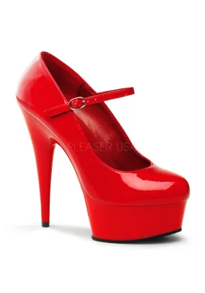 6" Heel, 1 3/4" PF Maryjane Pump