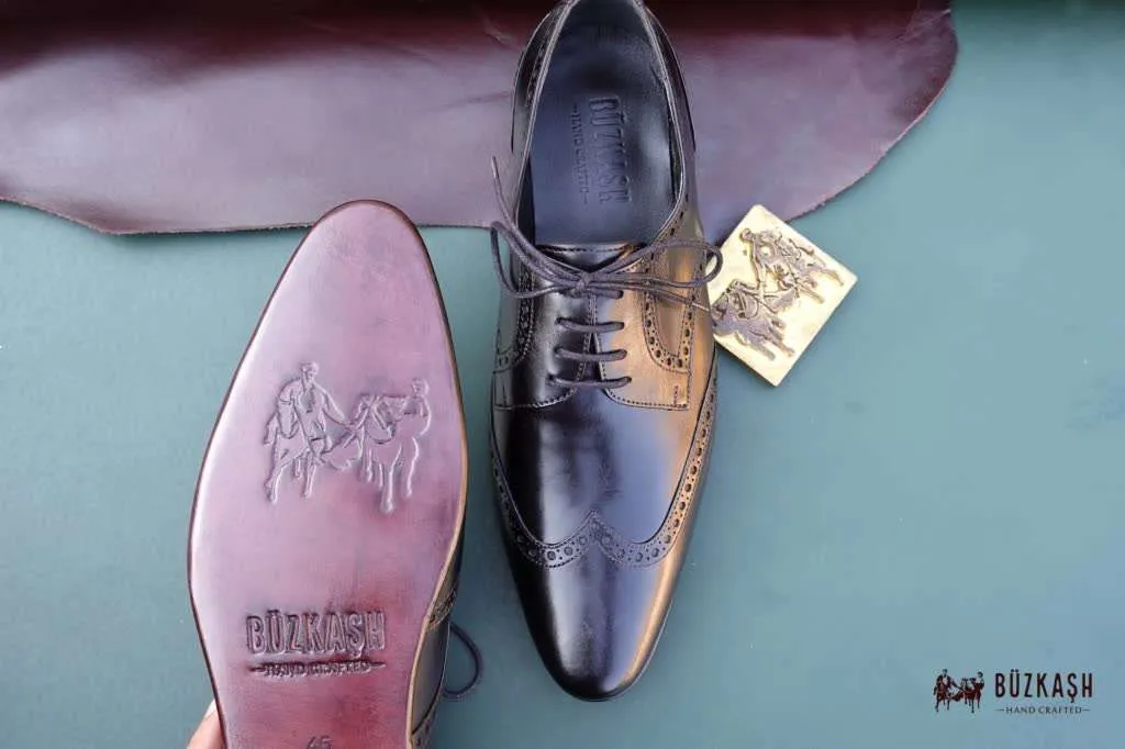 Aügeron - Brogue Derby in Black
