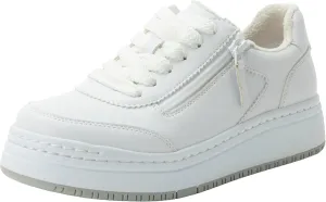 Alegria Women's Averie Zipper Platform Tennis Shoes