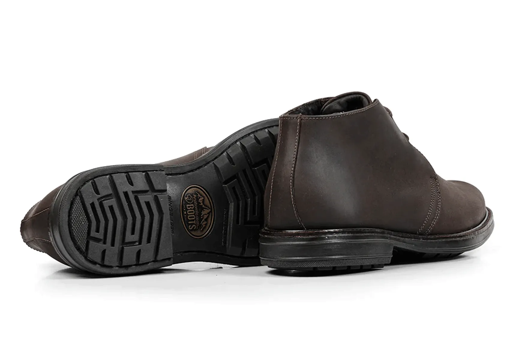 Anatomic Padre Leather Desert Boots - Mustang Tobacco