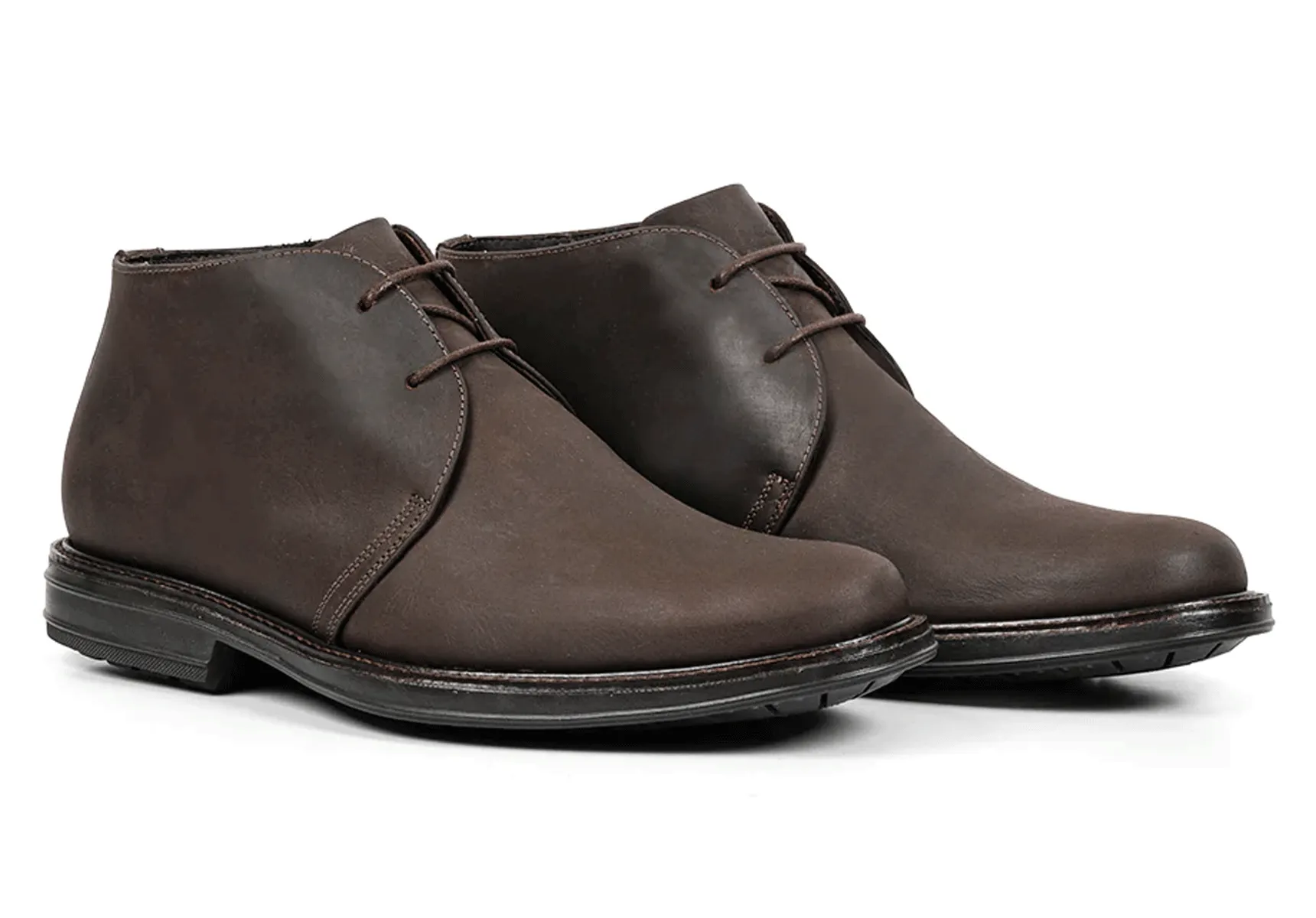 Anatomic Padre Leather Desert Boots - Mustang Tobacco