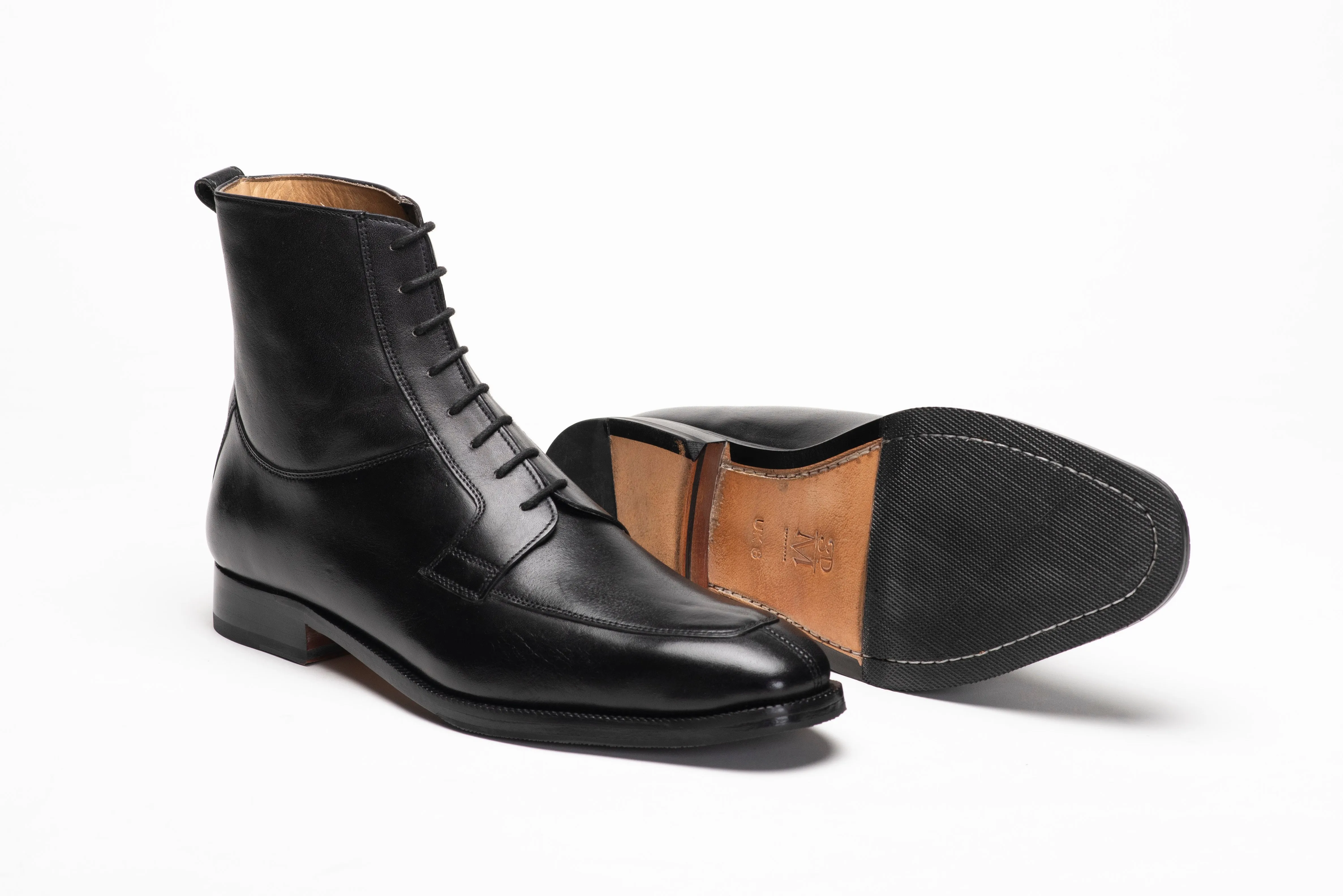 Apron Derby Boot - Black