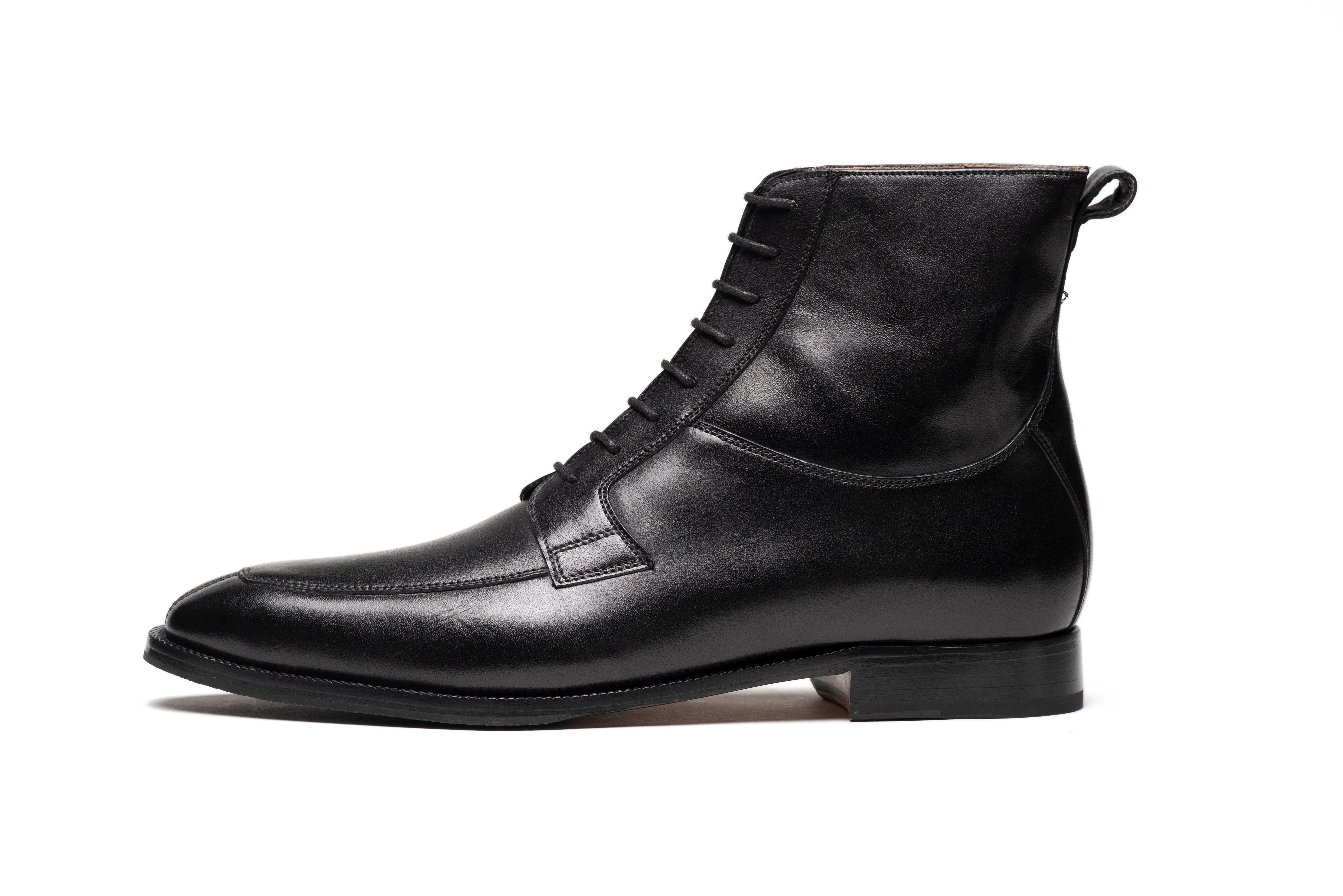 Apron Derby Boot - Black