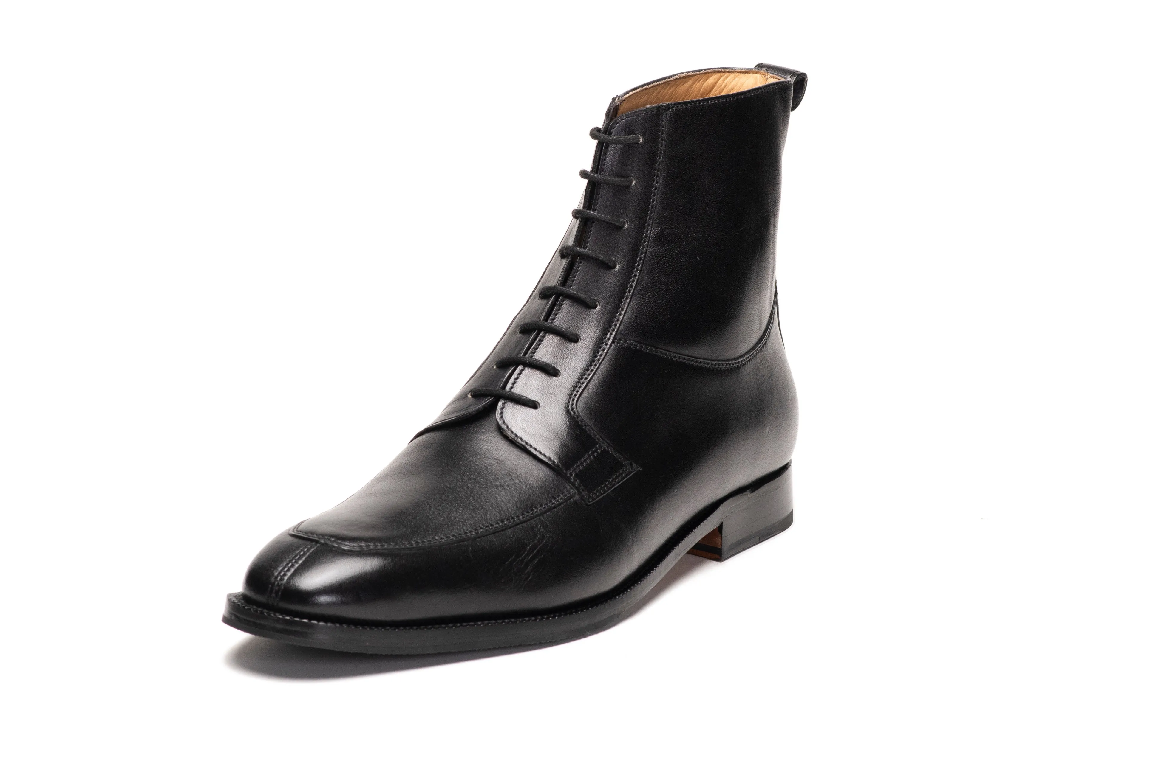 Apron Derby Boot - Black