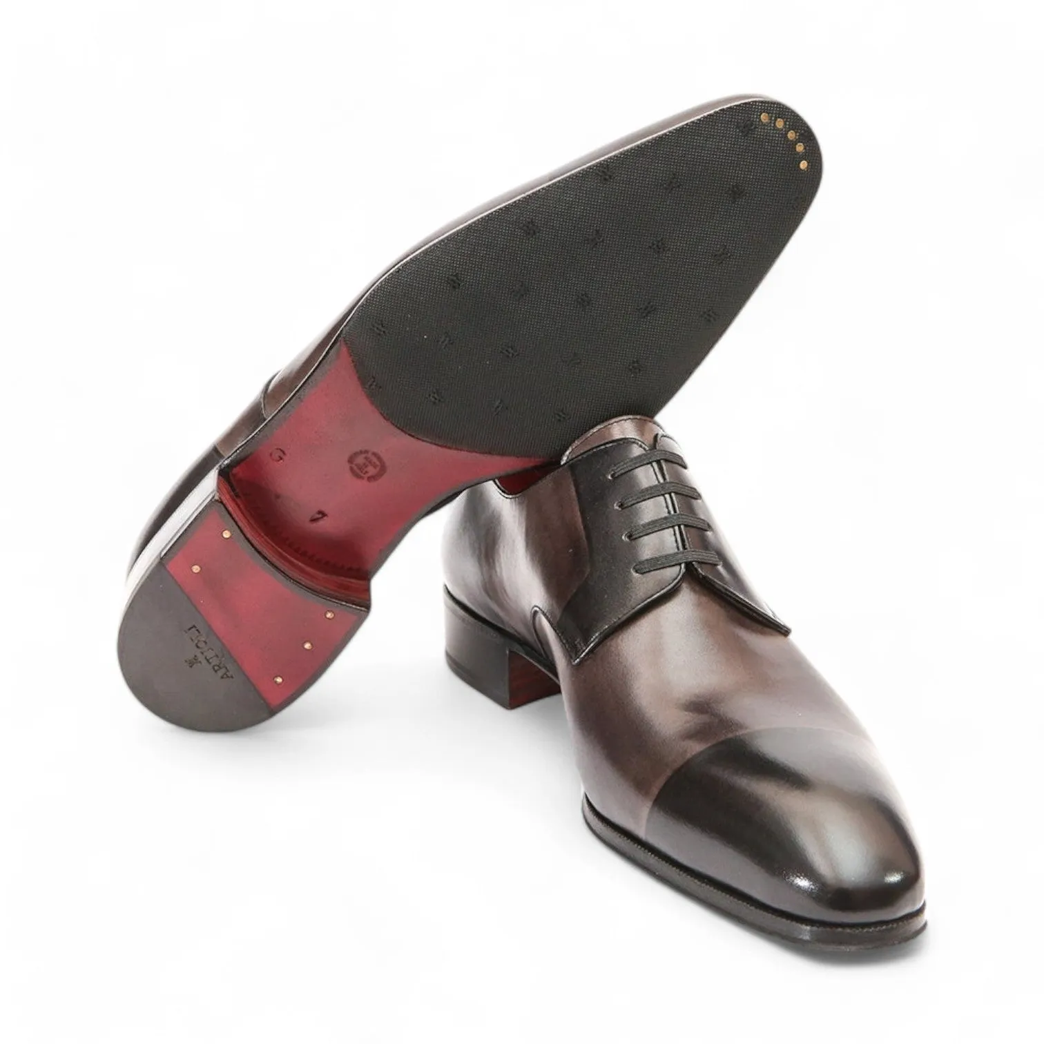 Artioli Alessandro Men's Luxury Italian Shoes Calf-Skin Leather Derby (ART1002)