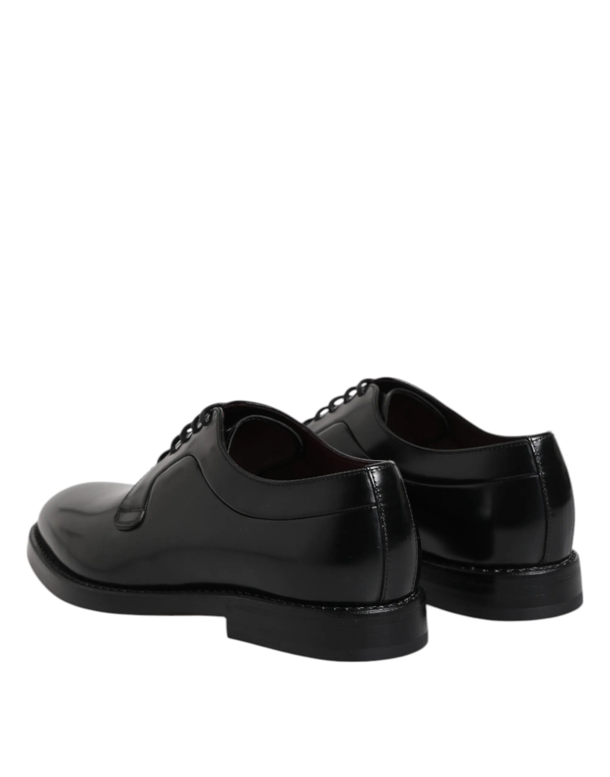 Black Leather Lace Up Derby Dress Formal Shoes