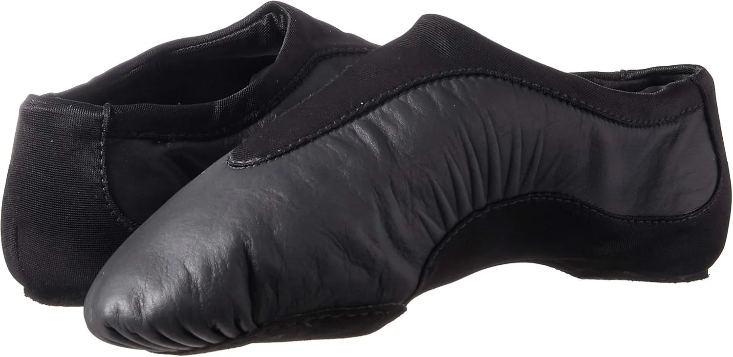 Bloch Dance Women's Pulse Leather and Neoprene Split Sole Jazz Shoe