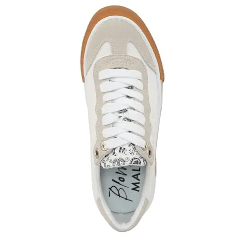 Blowfish Malibu Womens Wildcard Sneaker Off White Canvas 8 M