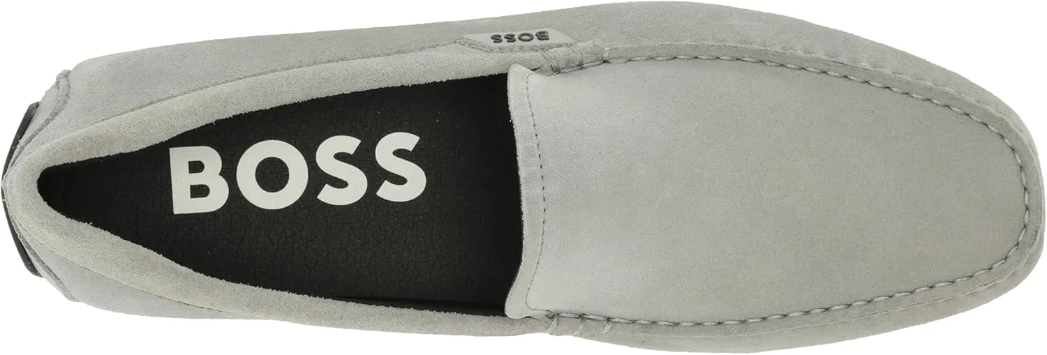 BOSS Men's Noel Suede Leather Moccasin Loafer