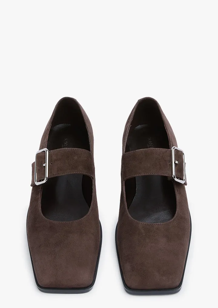 Brandy Espresso Suede