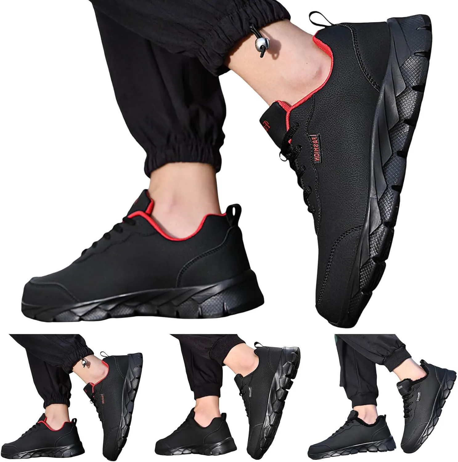 Breathable Dress Sneaker Men Casual Shoes Sport Fashionable New Pattern Simple Solid Color Warm and Comfortable Shoes in