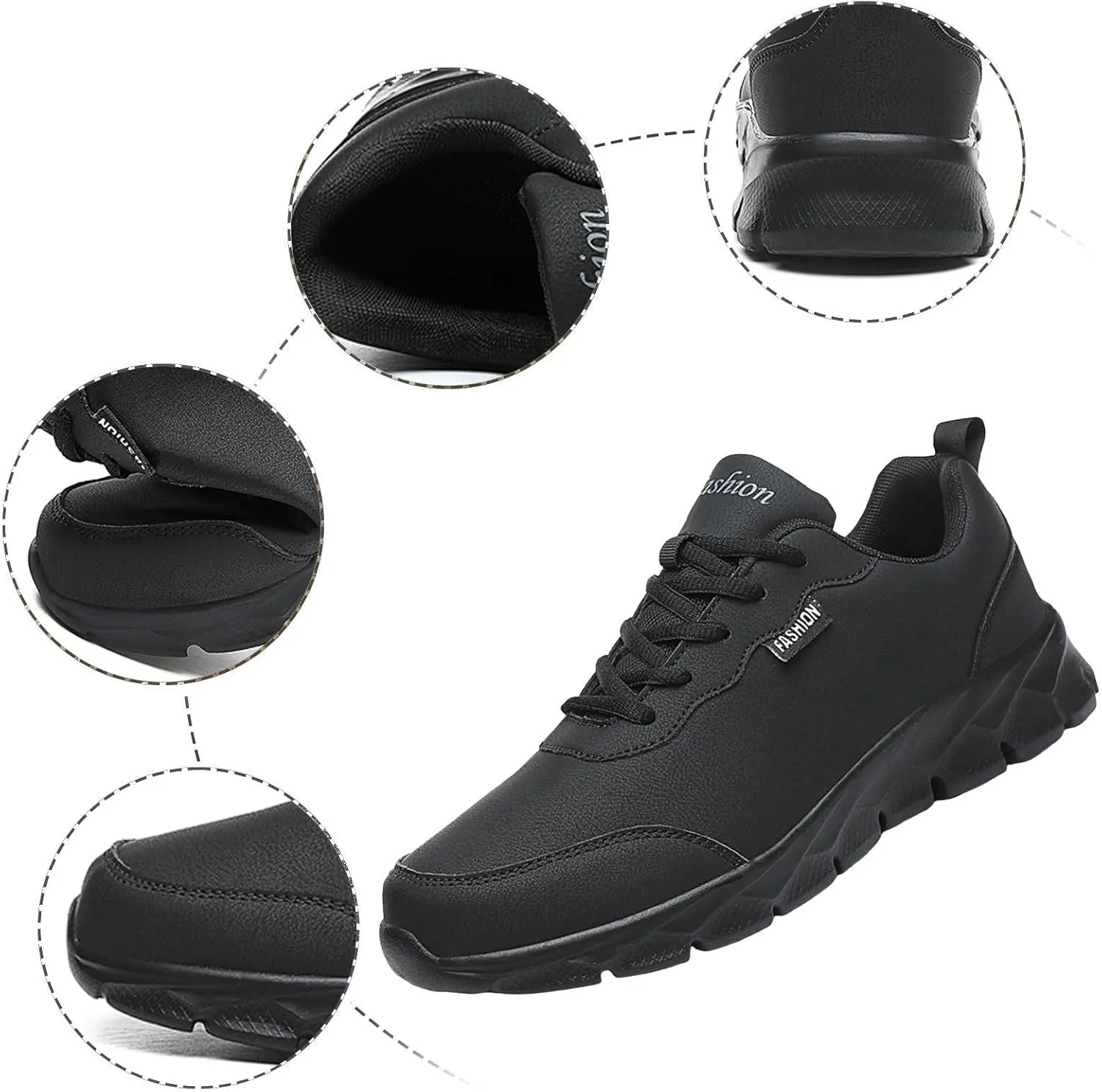 Breathable Dress Sneaker Men Casual Shoes Sport Fashionable New Pattern Simple Solid Color Warm and Comfortable Shoes in