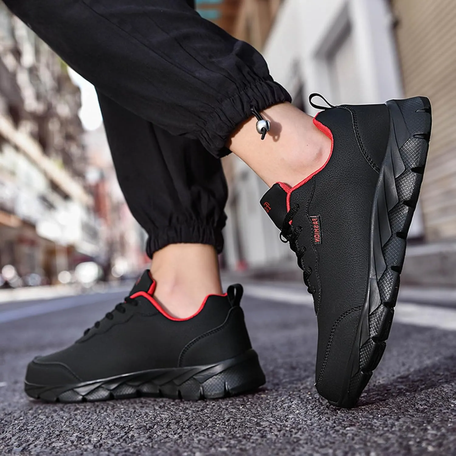 Breathable Dress Sneaker Men Casual Shoes Sport Fashionable New Pattern Simple Solid Color Warm and Comfortable Shoes in