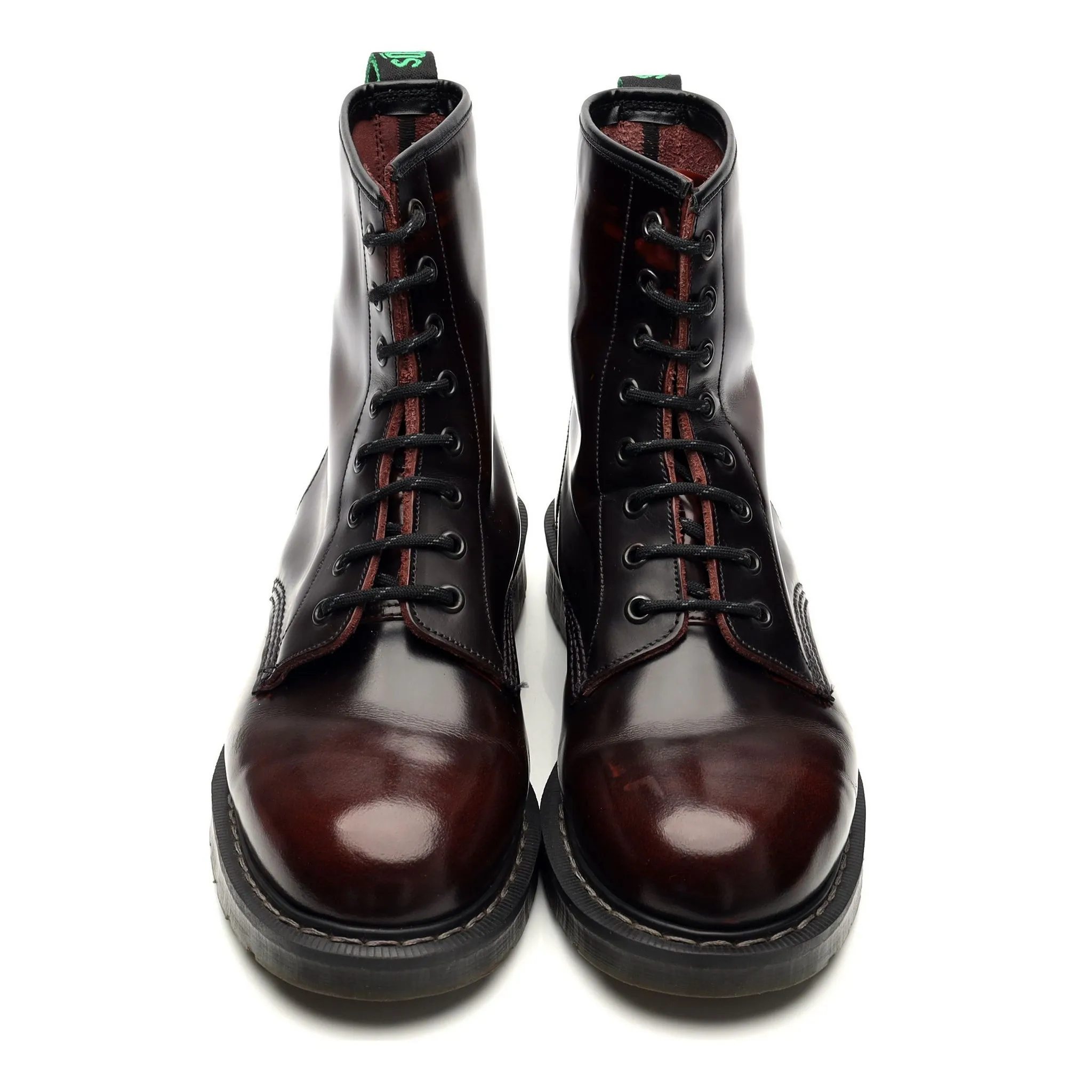 Burgundy Leather Derby Boot UK 7.5 F