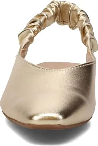by Strap Sam Ballet Flats Last-minute sale Circus Gold Pointed Dual-purpose Omina Edelman Toe Slingback
