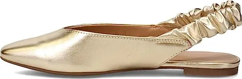 by Strap Sam Ballet Flats Last-minute sale Circus Gold Pointed Dual-purpose Omina Edelman Toe Slingback