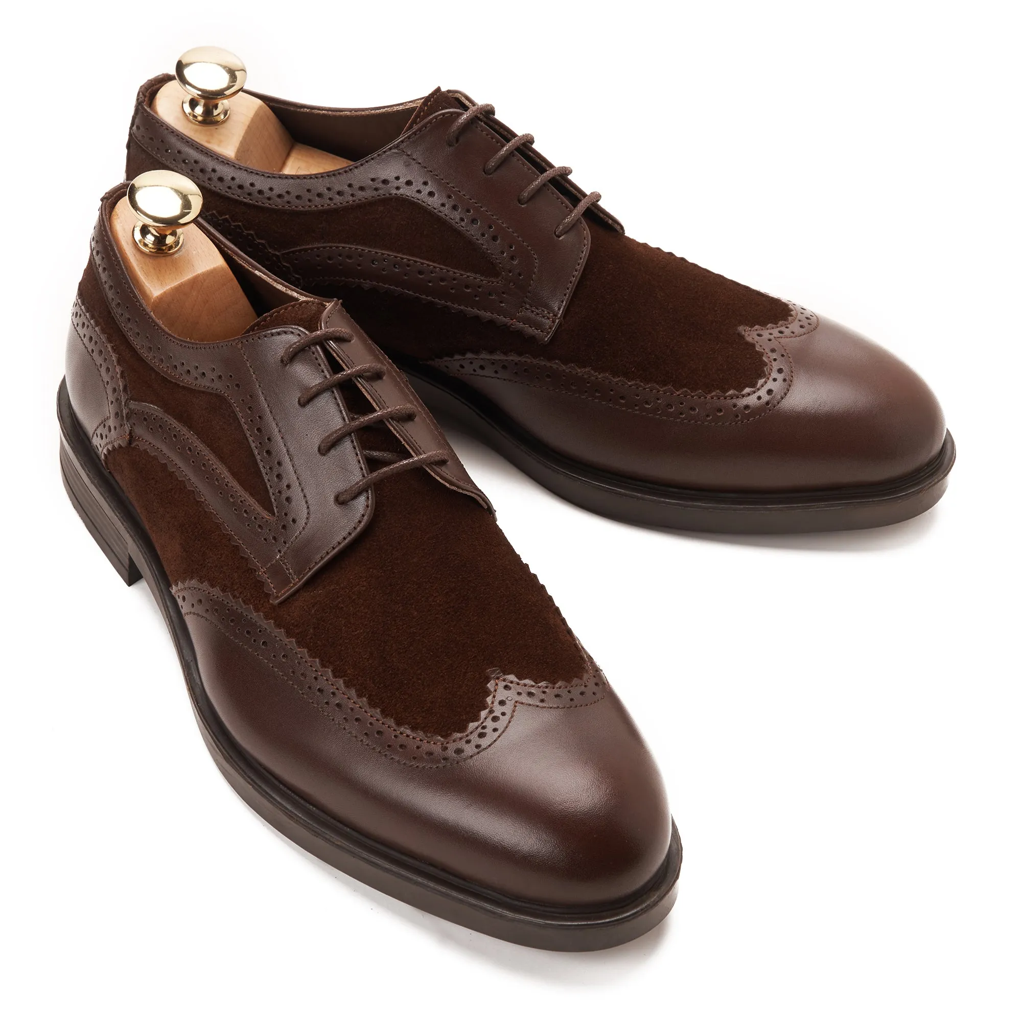 Callisto Derby Brogue with Suede