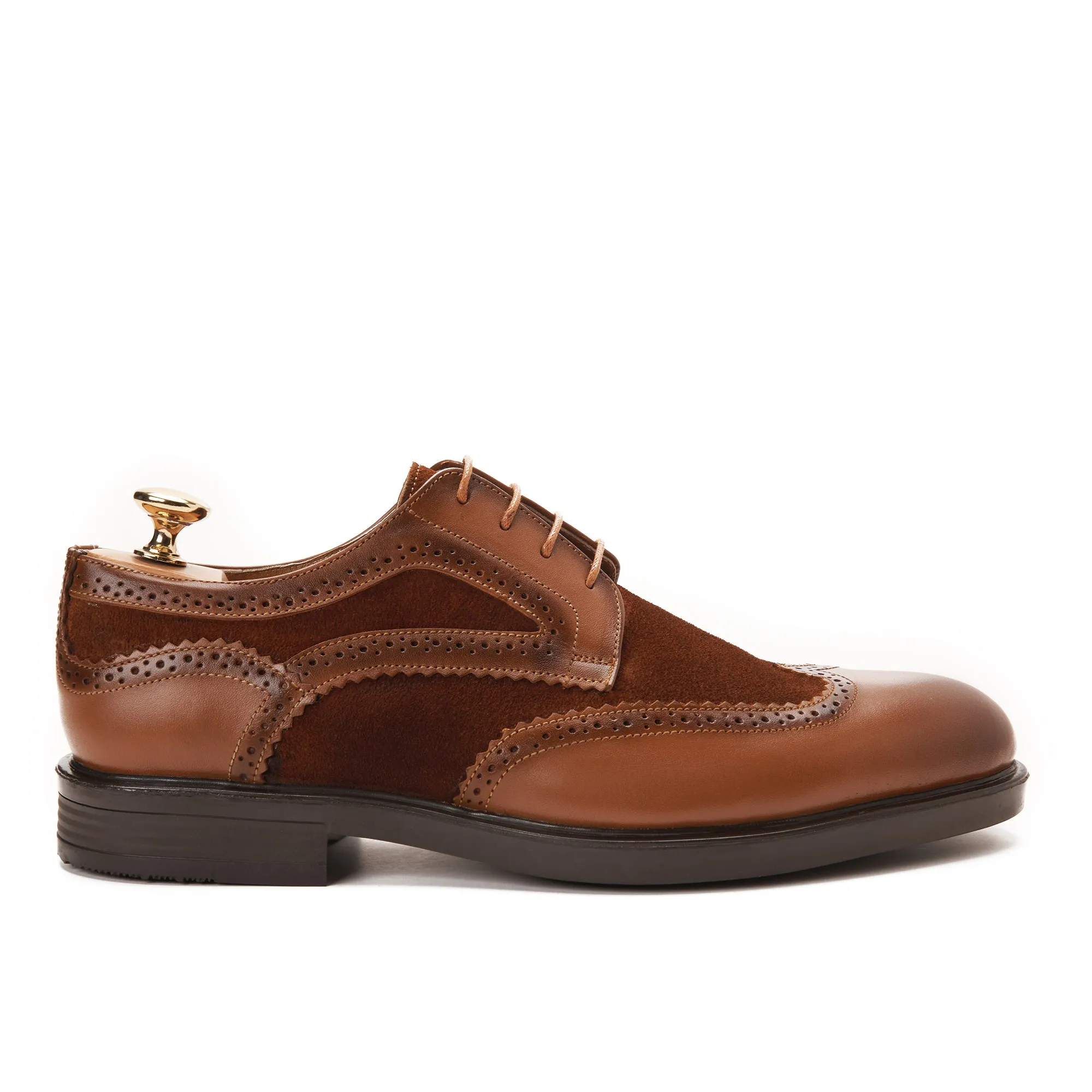 Callisto Derby Brogue with Suede