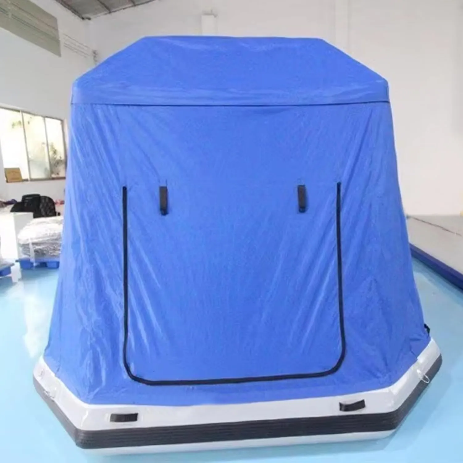 Camping Tent Quick Setup Blow Up Tents Inflatable Floating Shoal Tent Fishing Raft Boat Waterproof Windproof