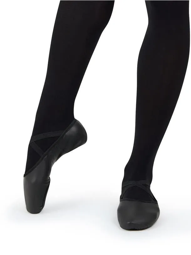 CAPEZIO - Juliet II Ballet Shoe Adults / Split Sole / Leather / Black
