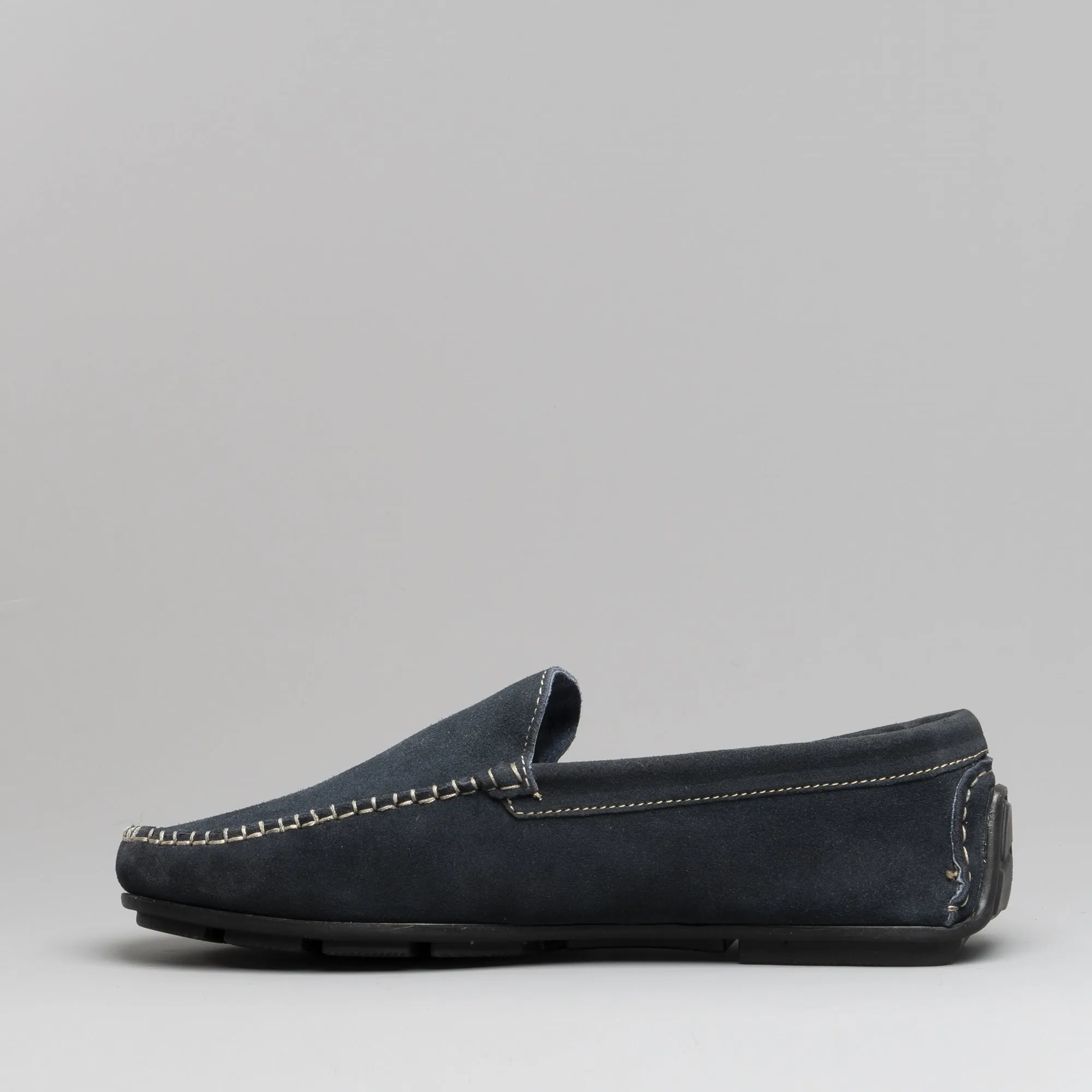 Catesby Shoemakers JOSHUA Mens Suede Leather Driving Loafers Navy