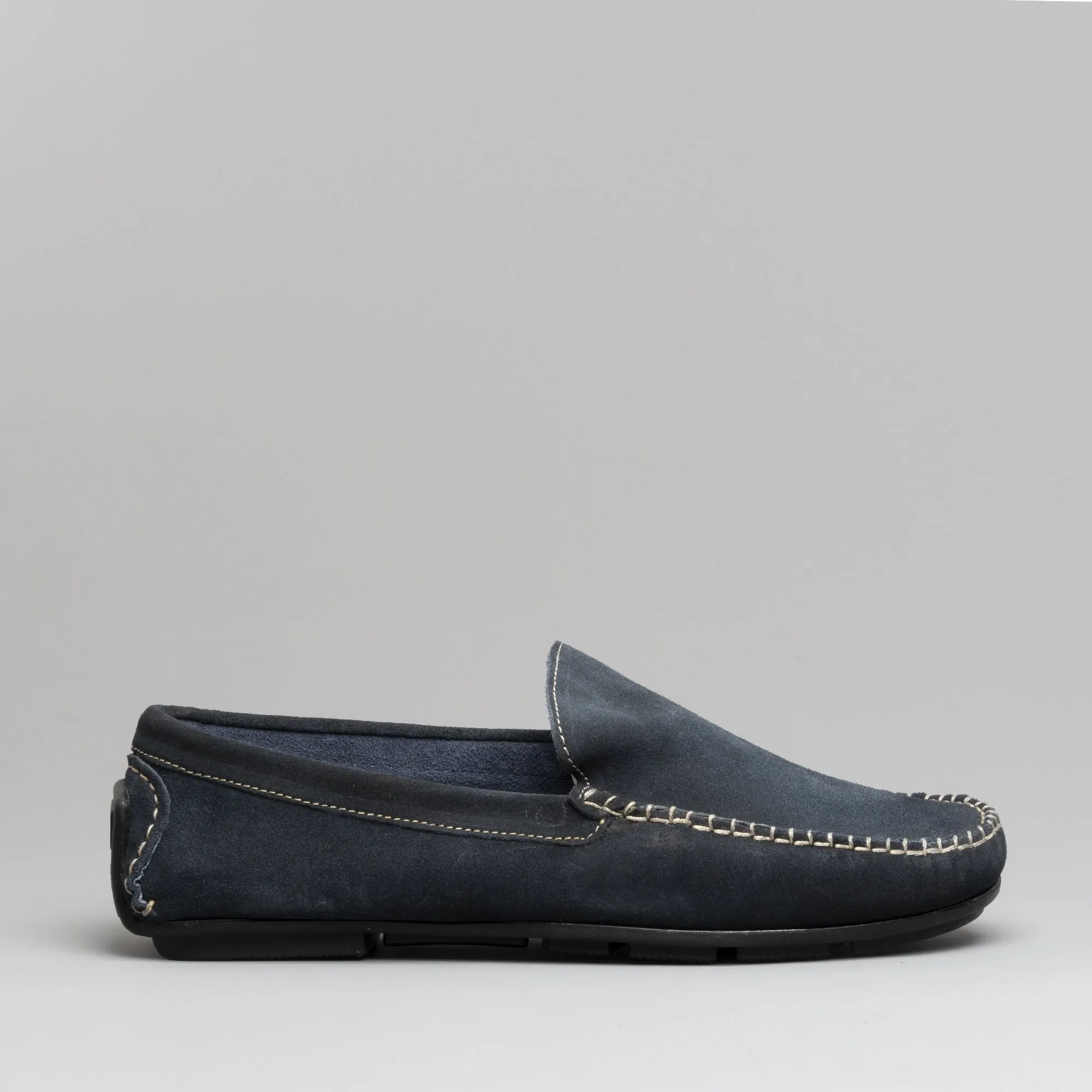 Catesby Shoemakers JOSHUA Mens Suede Leather Driving Loafers Navy