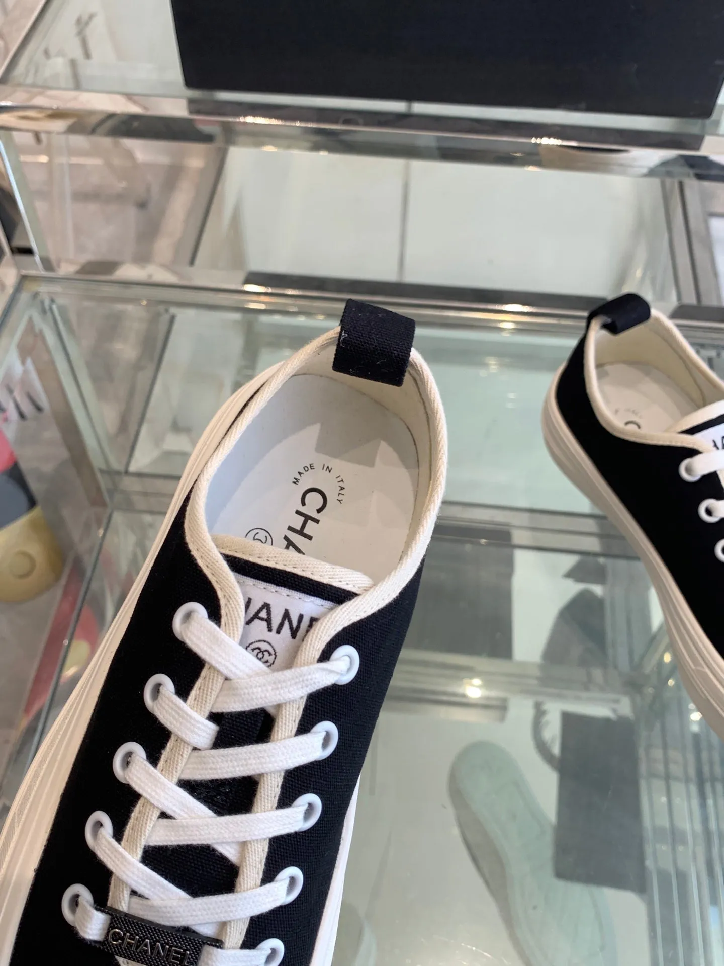 CC Sneaker Black Canvas  203261