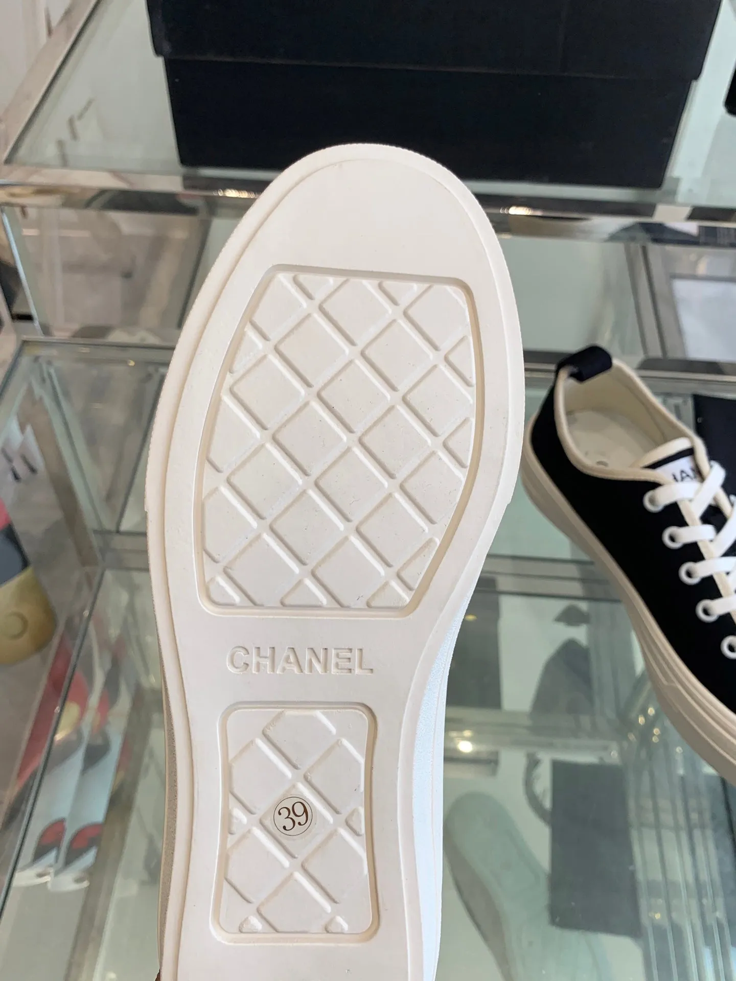 CC Sneaker Black Canvas  203261