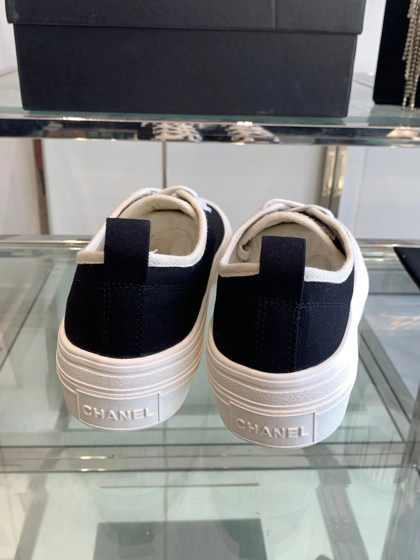 CC Sneaker Black Canvas  203261