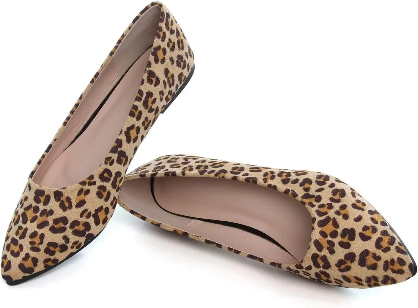 ChaiRong Zhou Women Pointed Toe Ballets Flats Comfort Slip On Walking Shoes for Driving