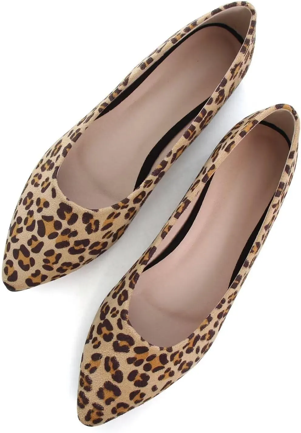 ChaiRong Zhou Women Pointed Toe Ballets Flats Comfort Slip On Walking Shoes for Driving