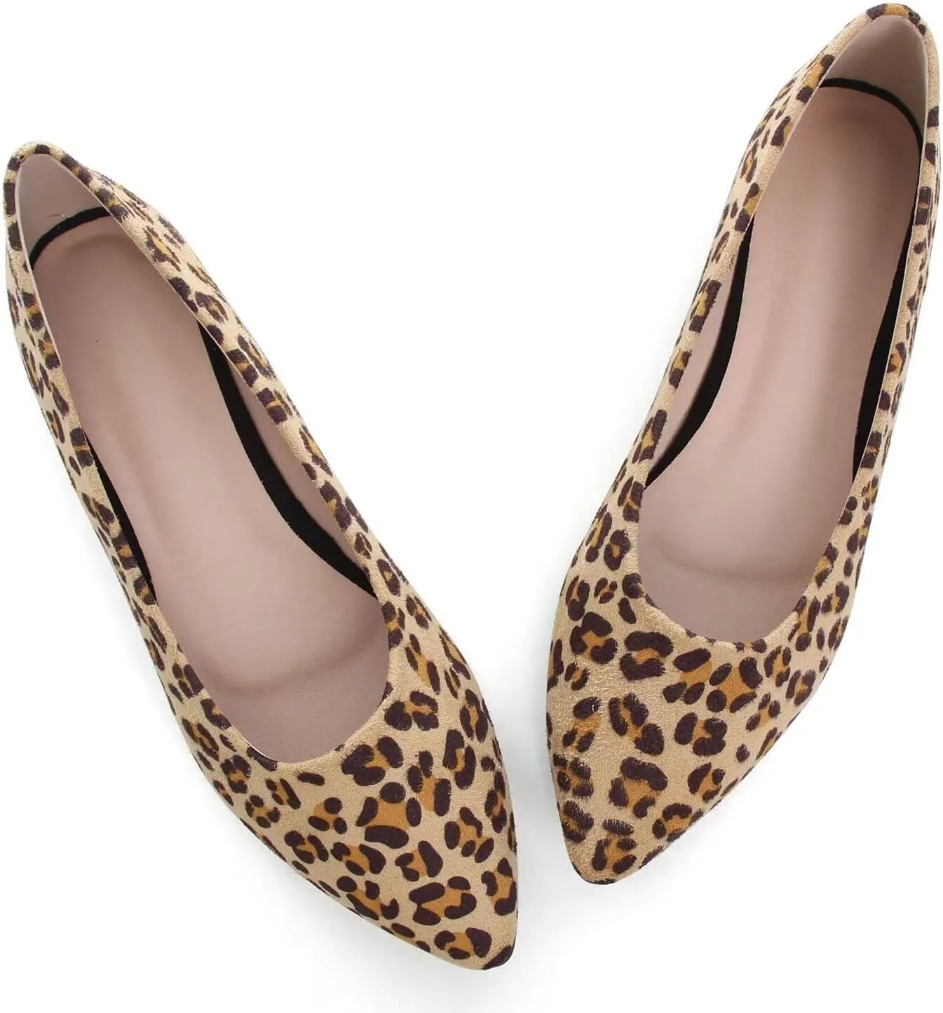 ChaiRong Zhou Women Pointed Toe Ballets Flats Comfort Slip On Walking Shoes for Driving