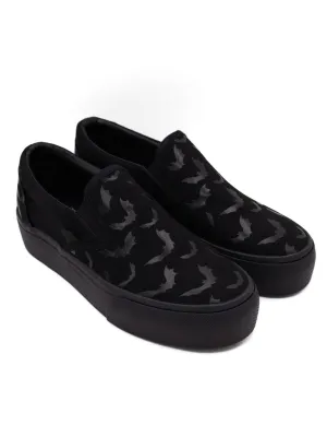 Chill Batty Slip On Blackout -  Y.R.U.