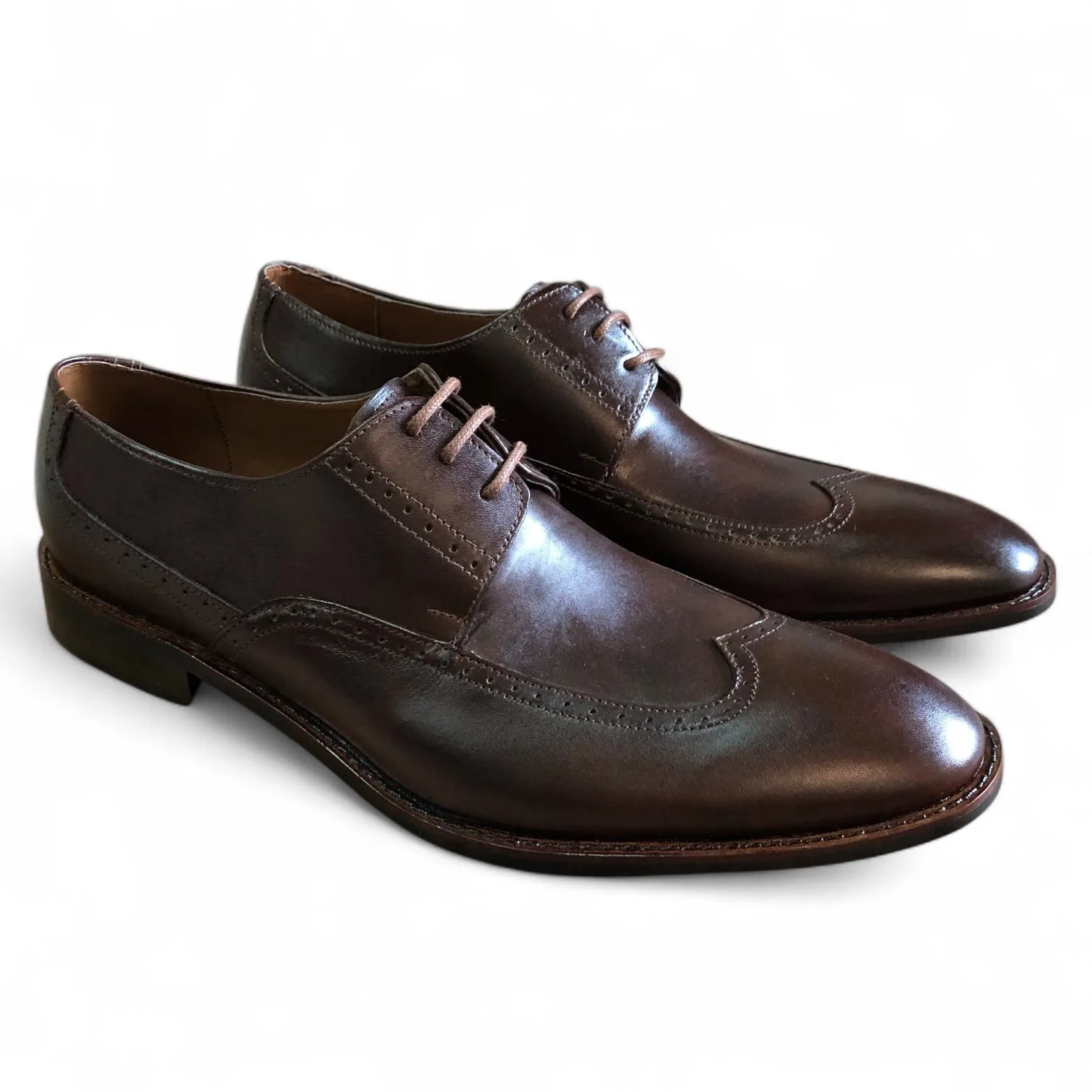 Chocolate Brown Wingtip Derby