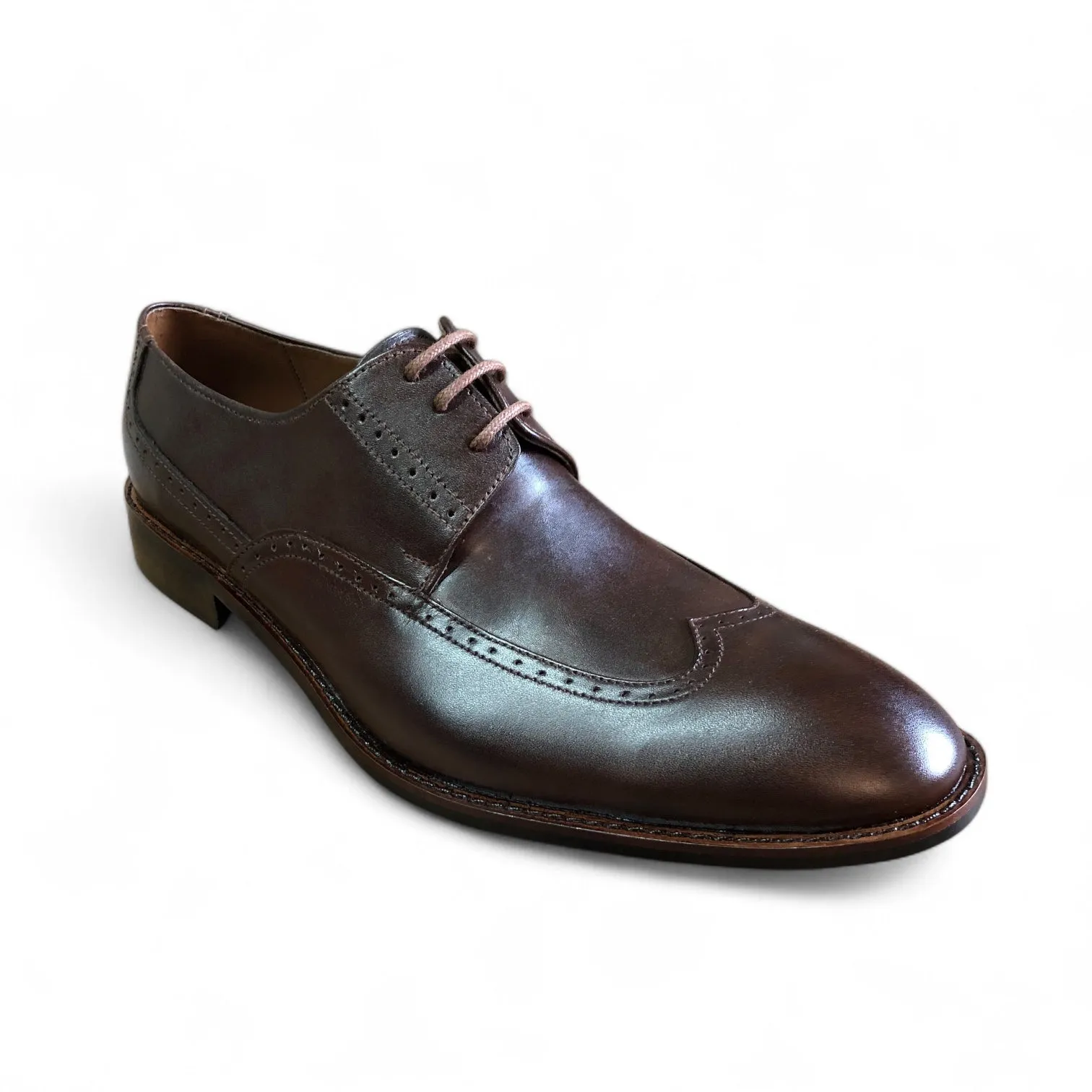 Chocolate Brown Wingtip Derby