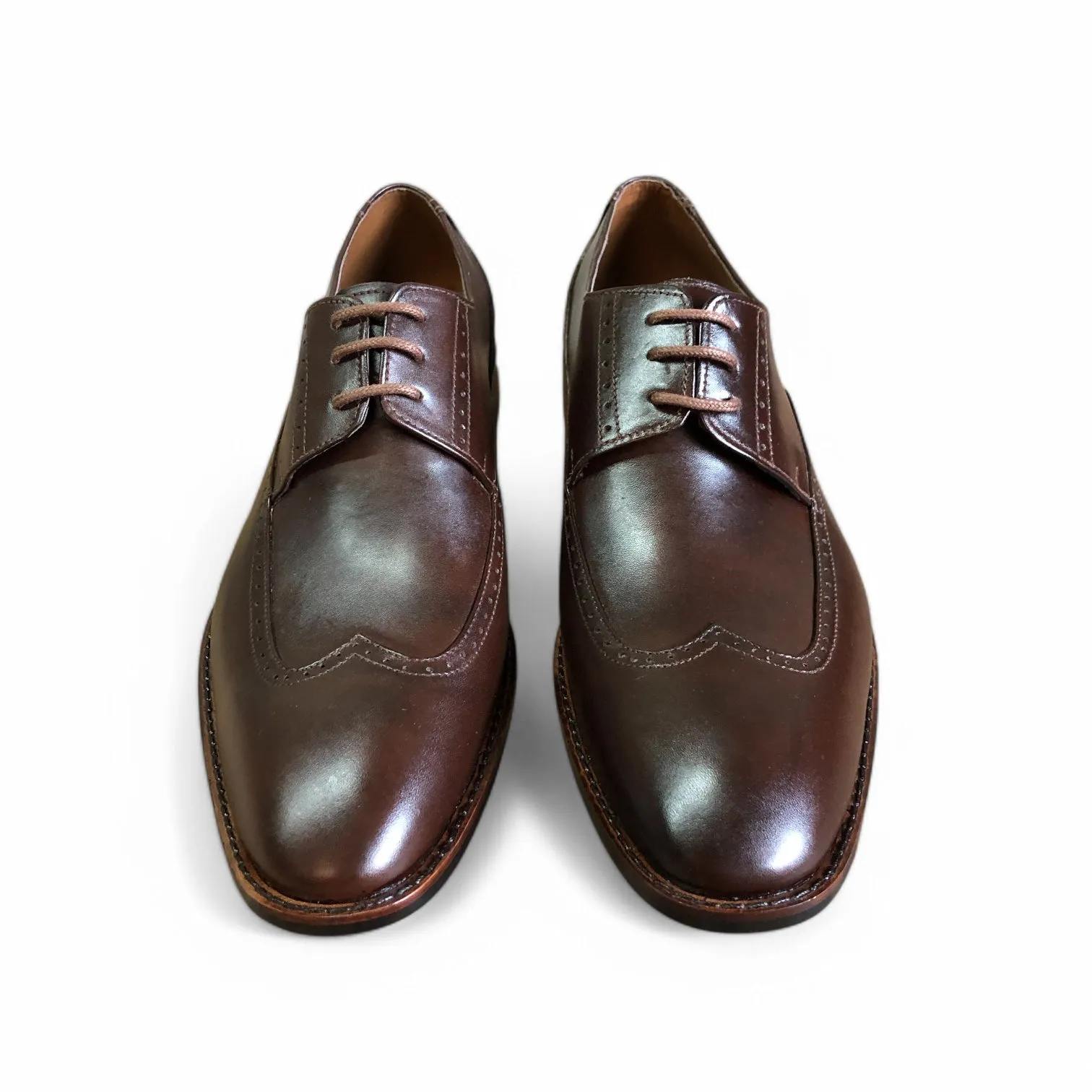 Chocolate Brown Wingtip Derby