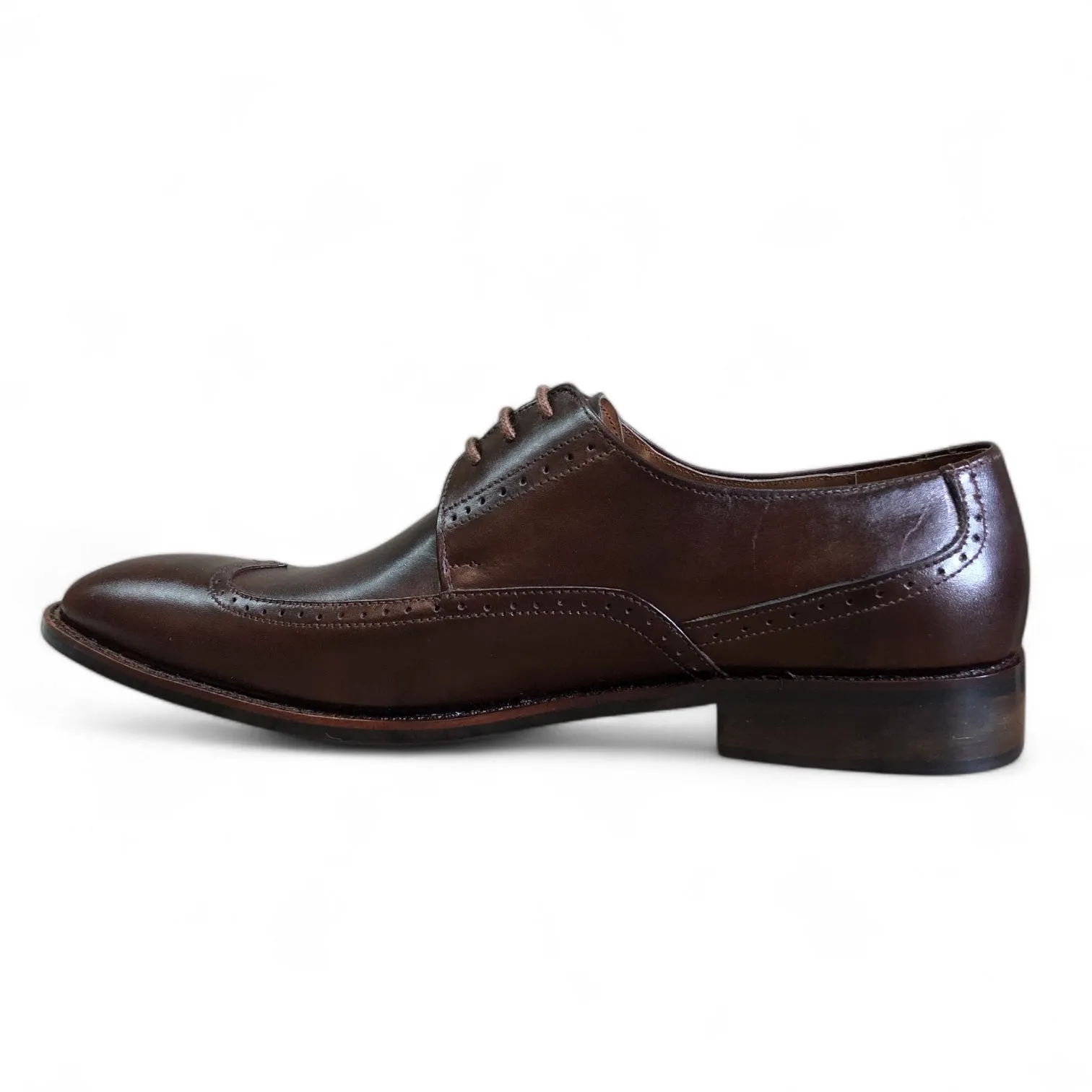 Chocolate Brown Wingtip Derby
