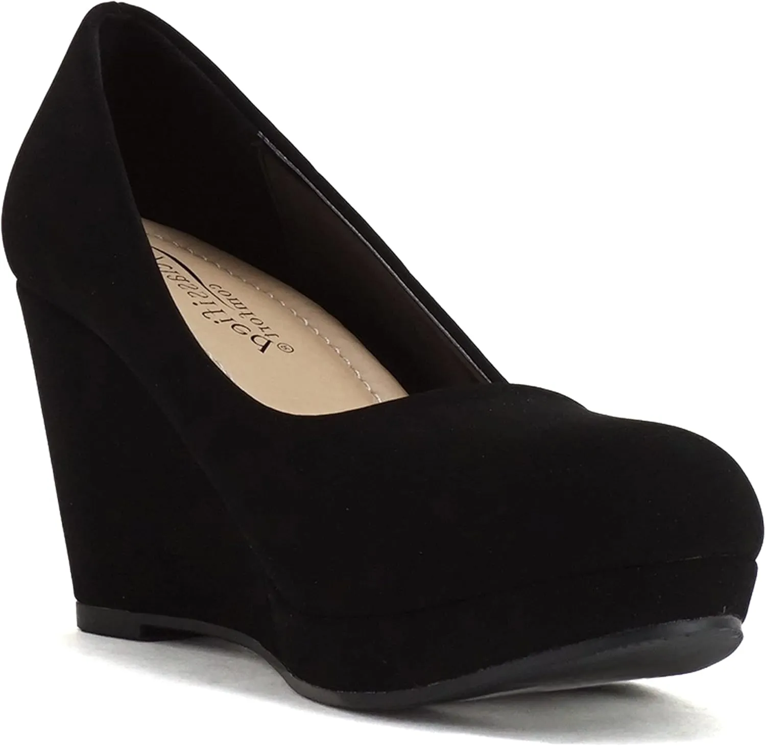 CITYCLASSIFIED Mark/Thomas ~ Womens Mary Jane Strap Comfortable Office Dress Platform Wedge Pump Heel Shoes