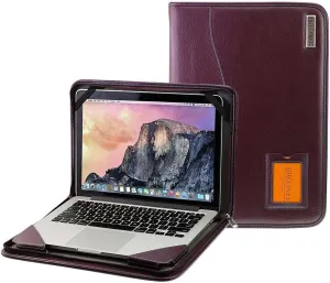 Contour Series - Purple Heavy Duty Leather Protective Case - Compatible with Odys Winbook 13