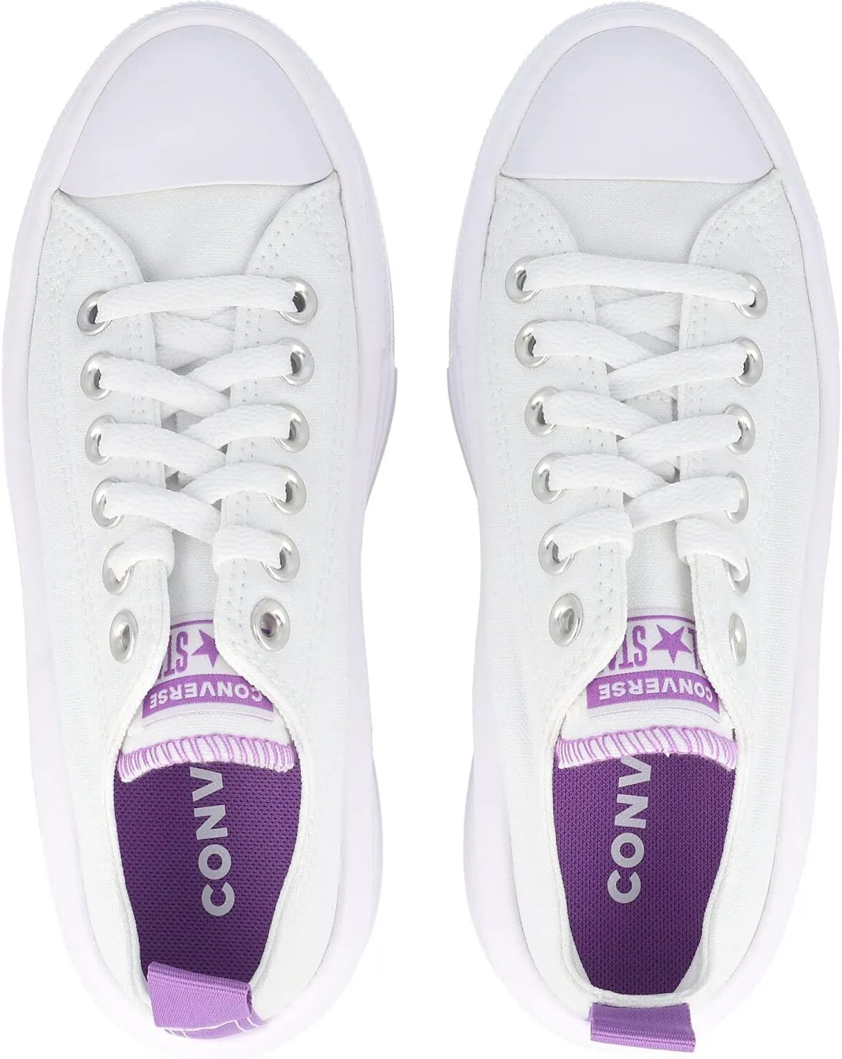 Converse Boy's Chuck Taylor All Star Move Ox-Canvas Color (Big Kid) Platform