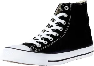 Converse Chuck Taylor All Star Canvas High Top Sneaker, Black, 11.5 US Men/13.5 US Women