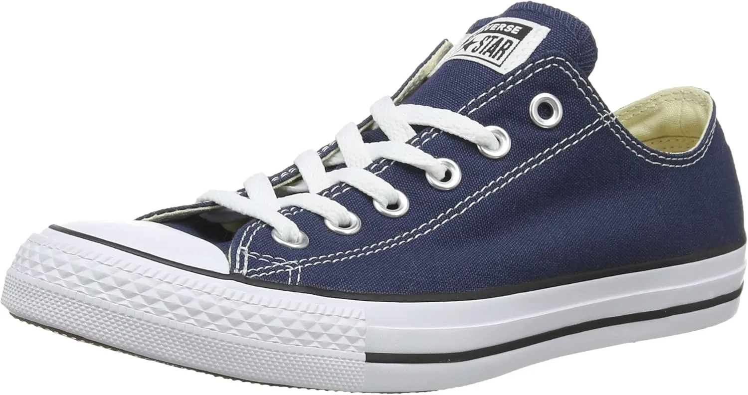 Converse Chuck Taylor All Star Ox Black/Egret/Black Denim 147037F (9 Men US/11 Women US, Converse Navy)