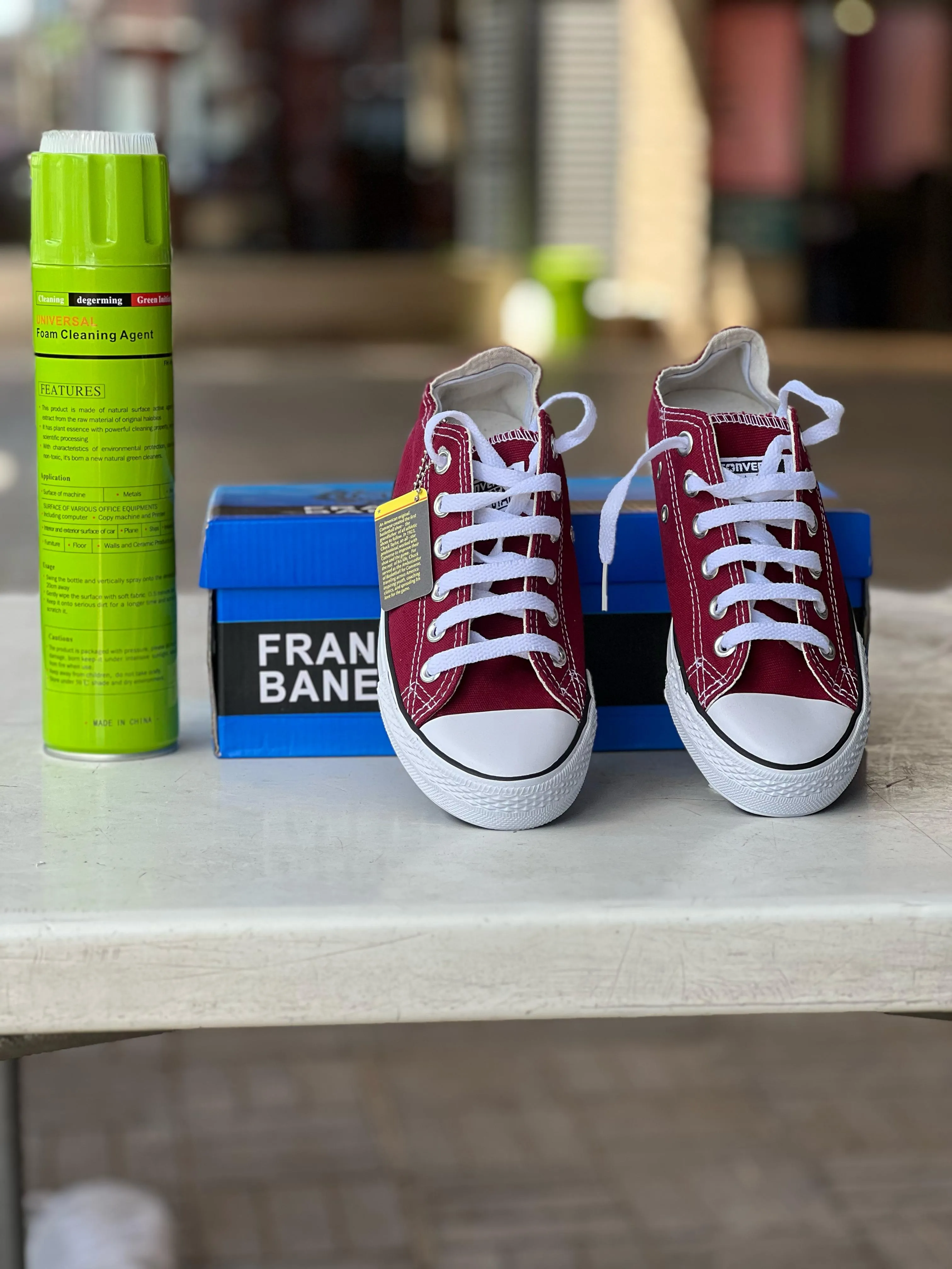 Converse Maroon Canvas Sneakers - Classic Style