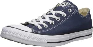 Converse Men's Low Chuck Taylor Navy Canvas Sneaker 9.5 D(M) US