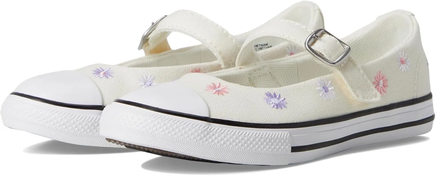Converse Unisex-Child Chuck Taylor All Star Dainty Mary Jane Floral (Little Kid) Sneaker