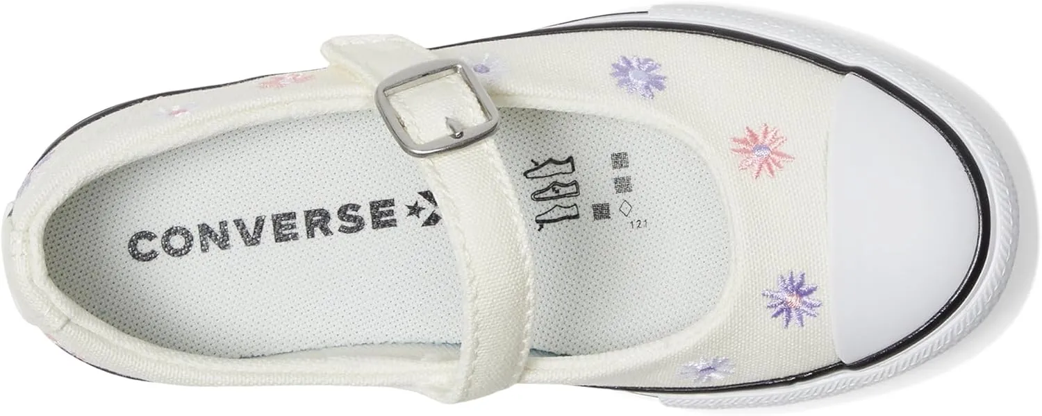 Converse Unisex-Child Chuck Taylor All Star Dainty Mary Jane Floral (Little Kid) Sneaker