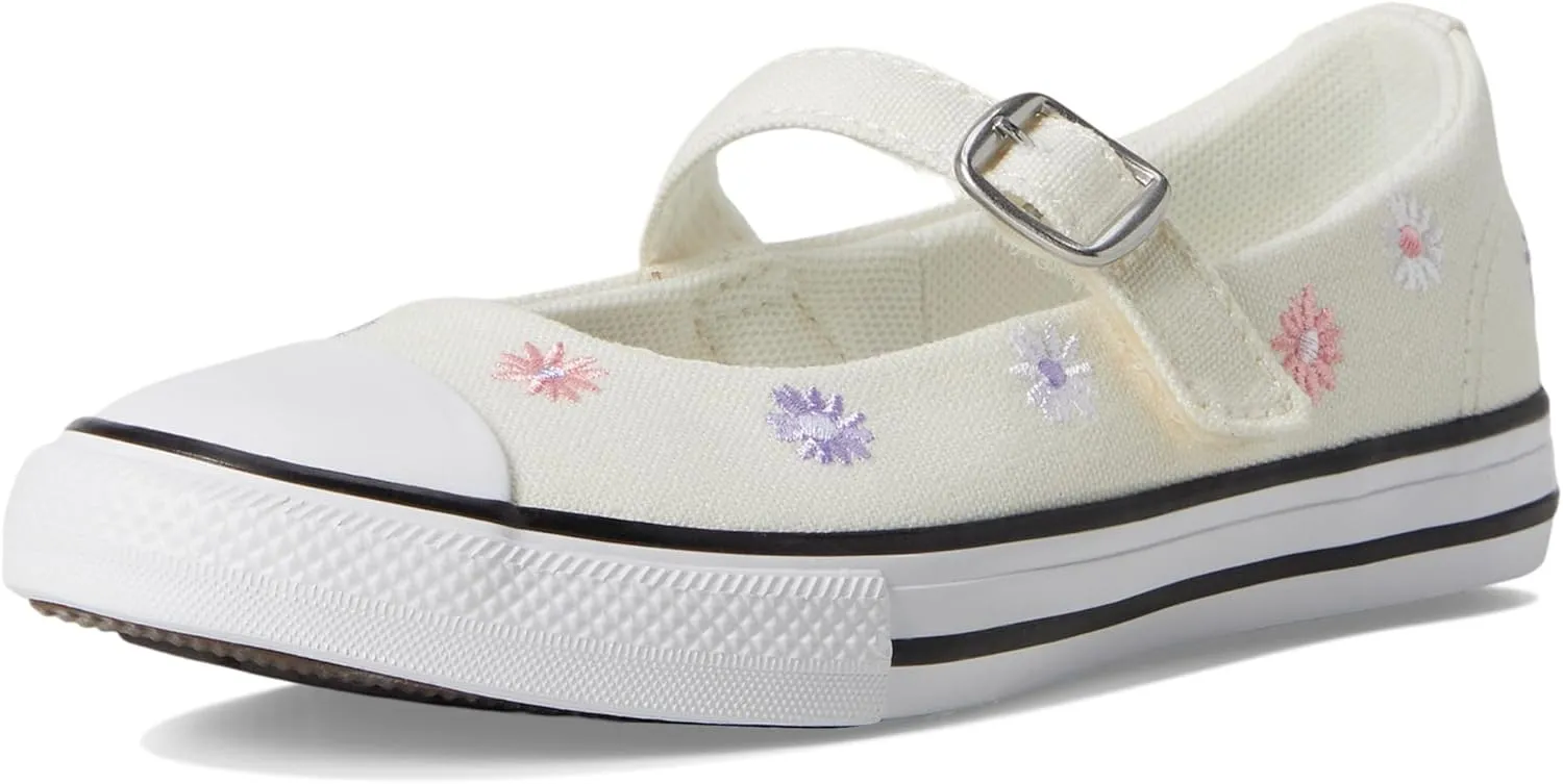 Converse Unisex-Child Chuck Taylor All Star Dainty Mary Jane Floral (Little Kid) Sneaker